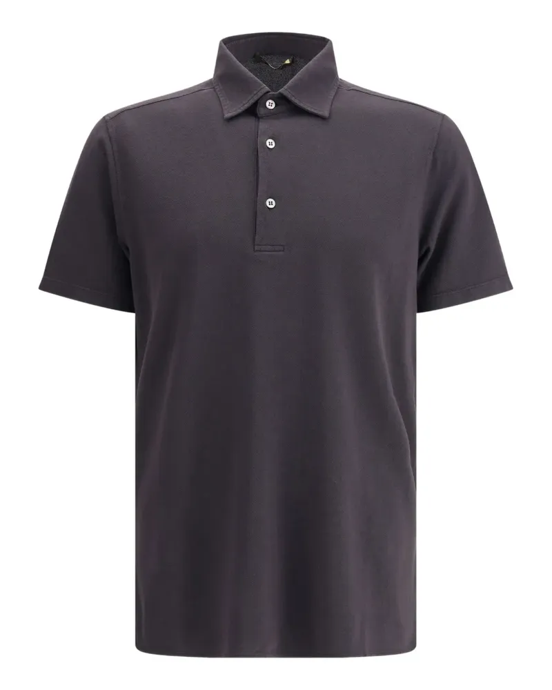 Loro Piana Kurzärmeliges Poloshirt - Schwarz Schwarz
