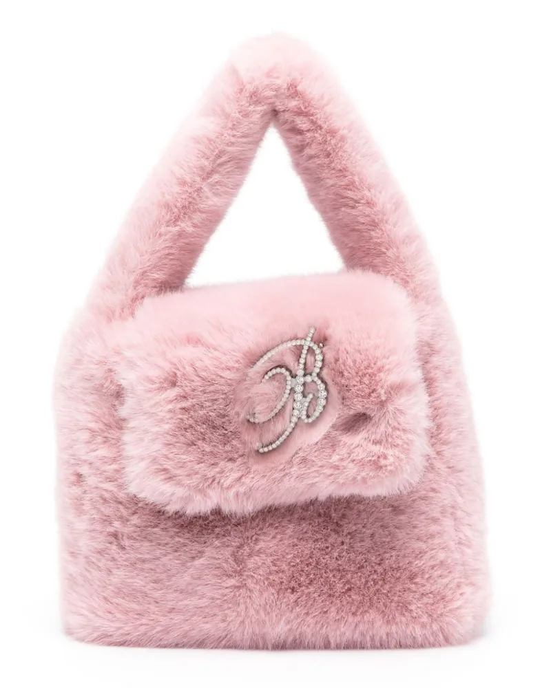 Blumarine Strukturierter Shopper Rosa