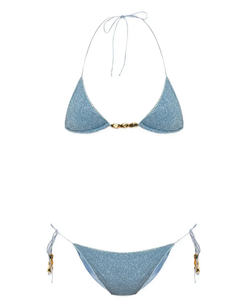 Oséree Bikini mit Glitter-Detail - Blau Blau