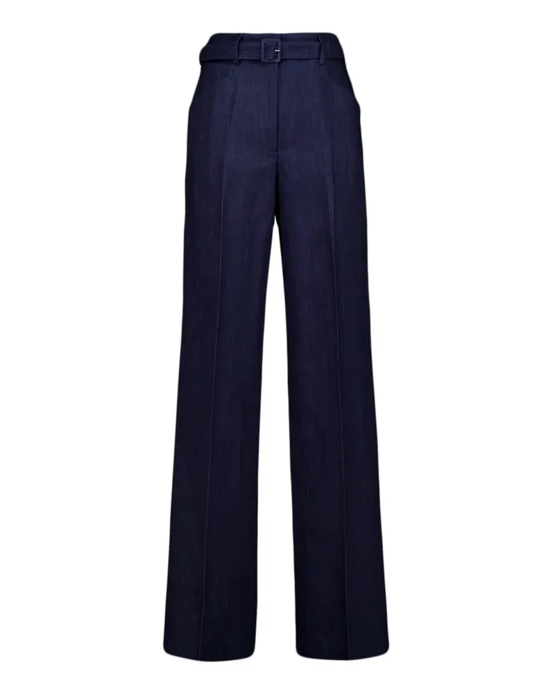 Gabriela Hearst belted Norman trousers - Blau Blau