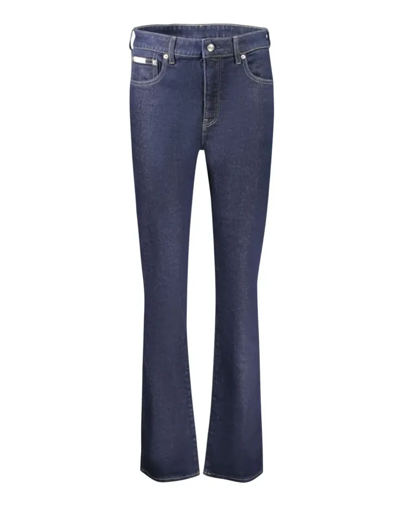 Calvin Klein logo-patch flared jeans - Blau Blau