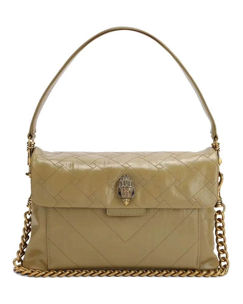 Kurt Geiger Gesteppte Celia Schultertasche mit Kette - Grün Grün