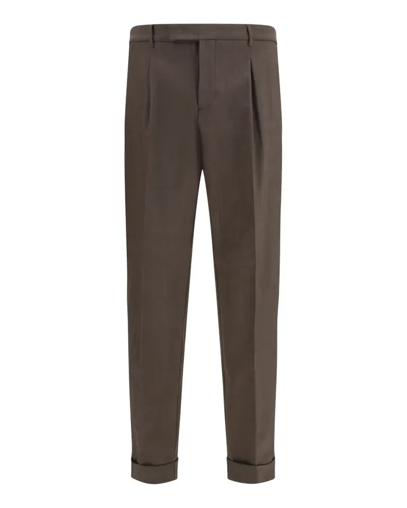 CRUNA pleated tapered trousers - Braun Braun