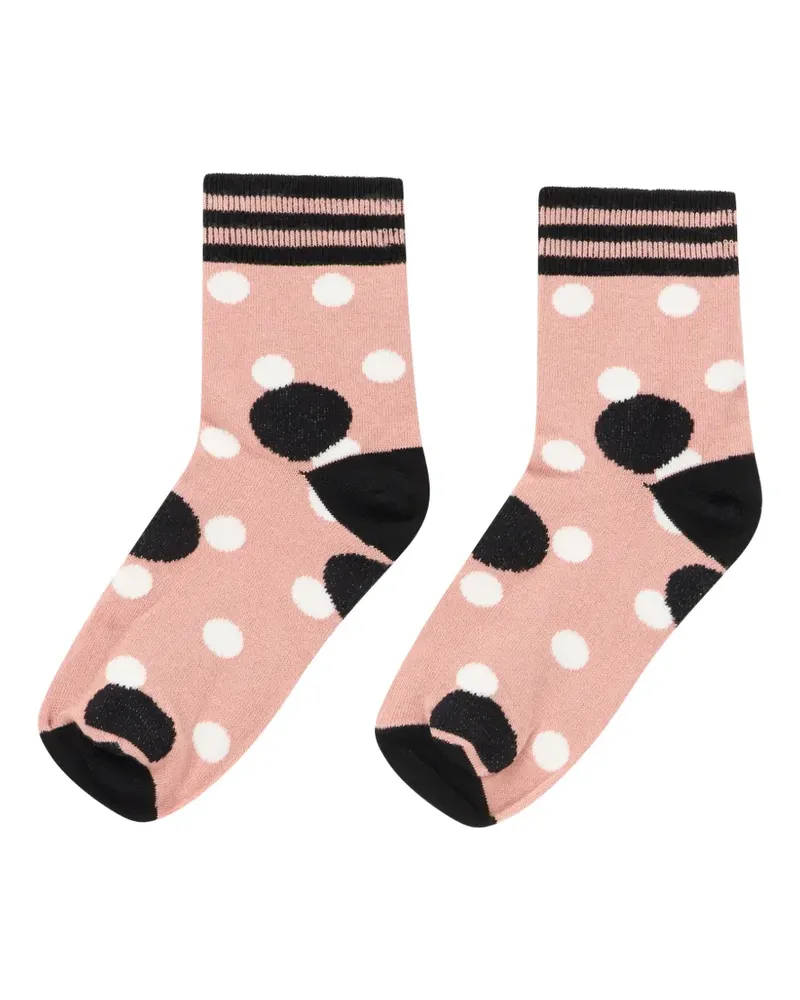 RED Valentino polka dot socks - Rosa Rosa