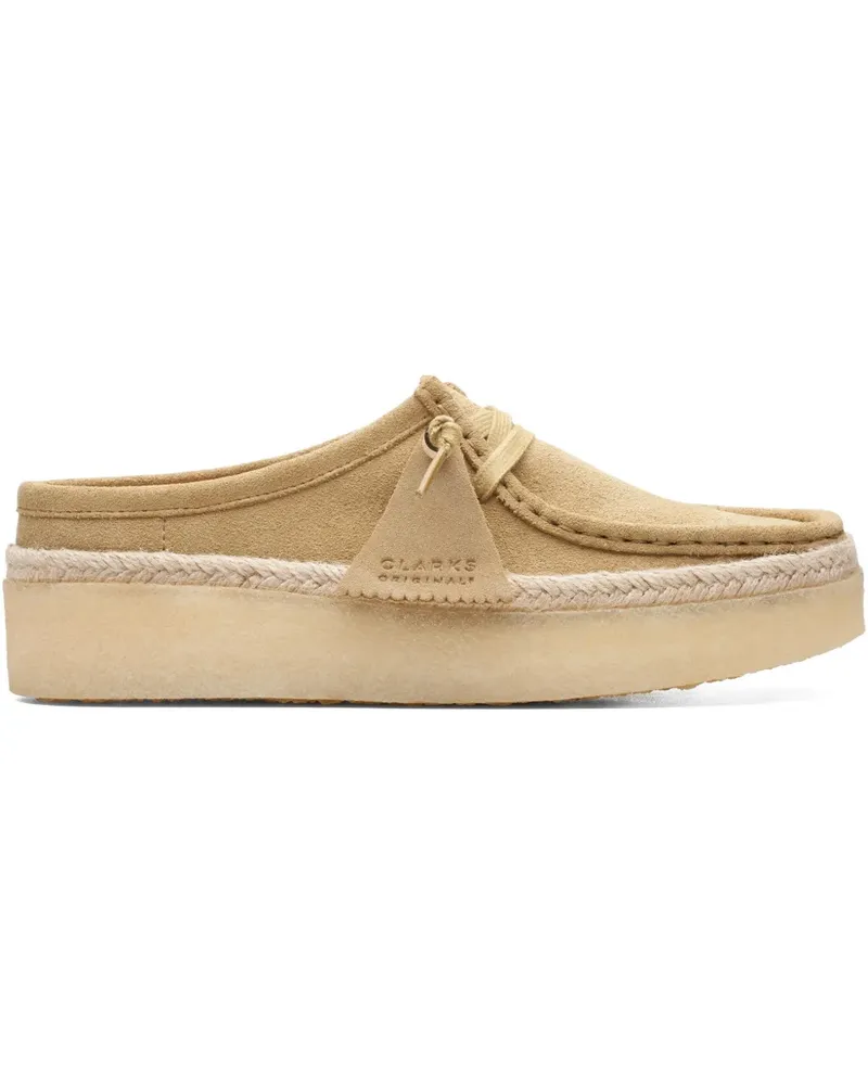 Clarks Wallabee Cup Wildlederschuhe - Nude Nude