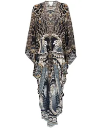 Camilla Langer Kaftan mit Print Blau