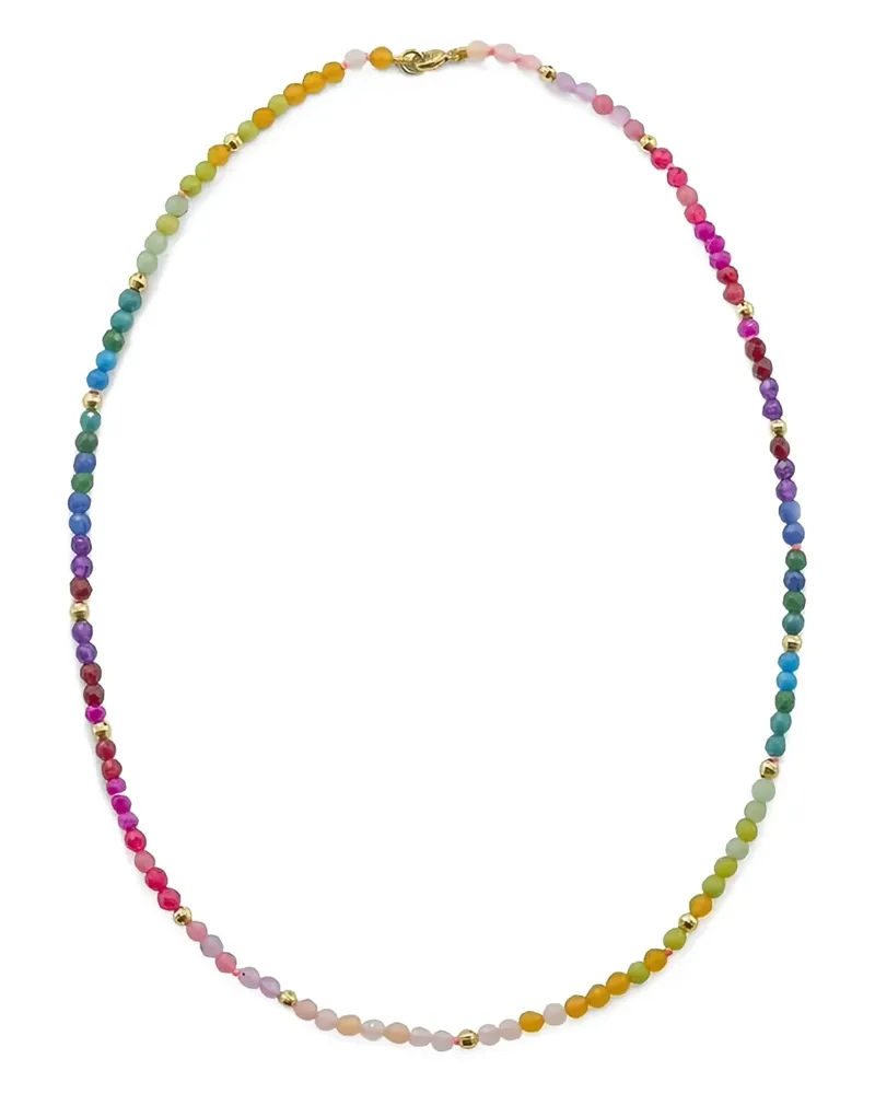 Robinson Pelham 18kt Gelbgoldhalskette mit Perlen Gelb