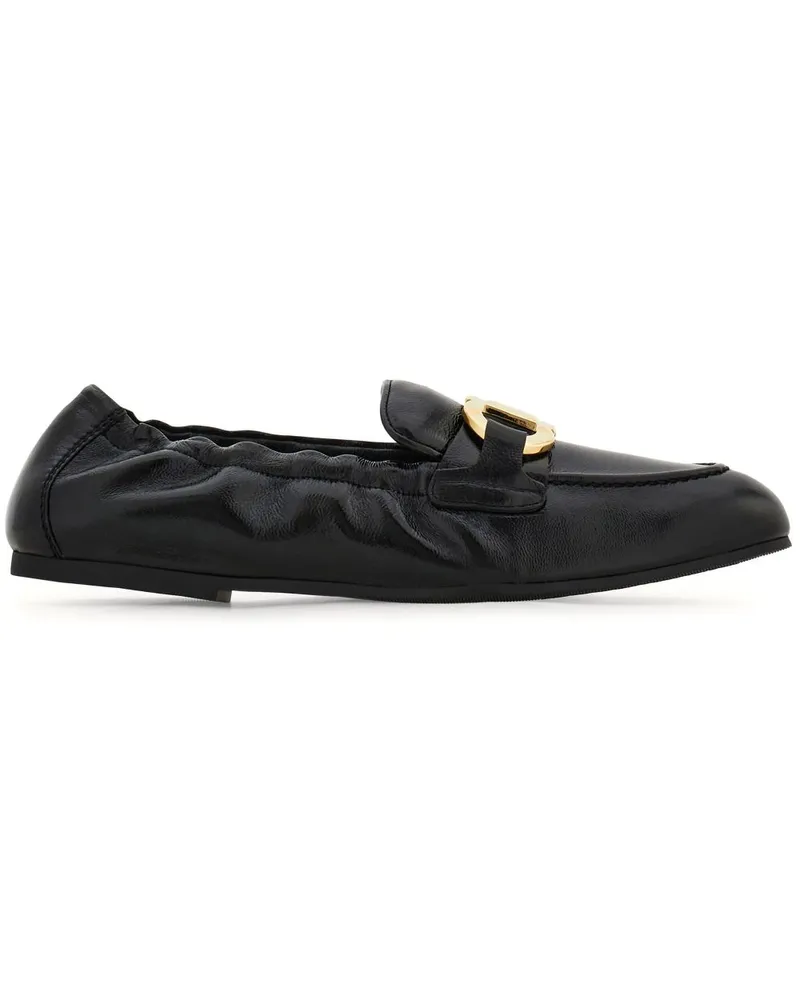 Ferragamo Gancini Loafer - Schwarz Schwarz
