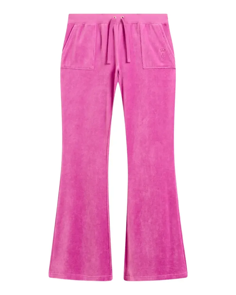 Juicy Couture Heritage Jogginghose mit Samtstruktur - Rosa Rosa