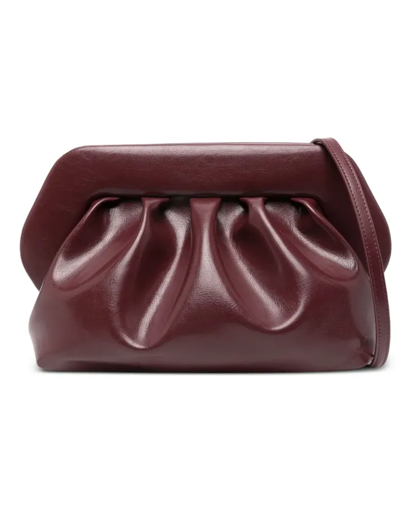 THEMOIRÈ Geraffte Clutch - Rot Rot