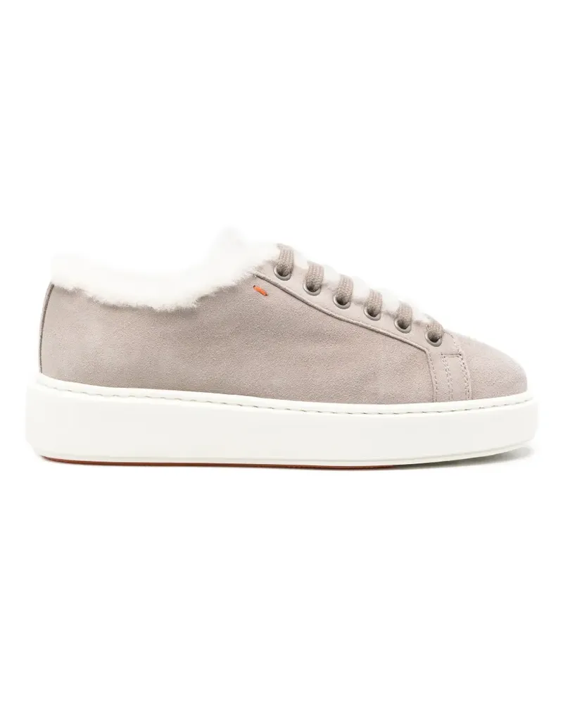 Santoni Sneakers mit runder Kappe - Grau Grau