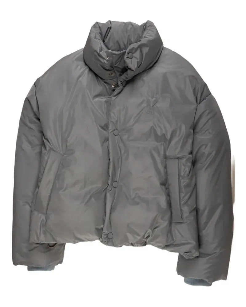AMI Paris button padded jacket - Grau Grau