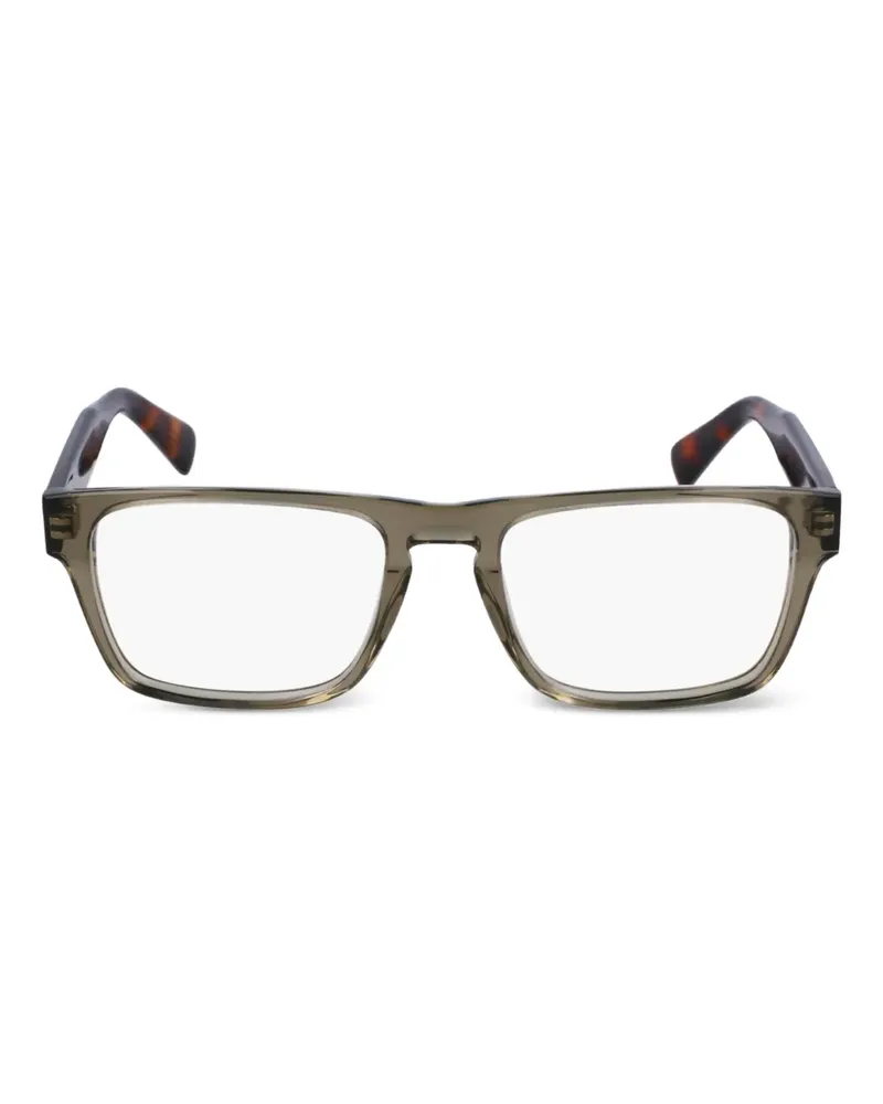 Paul Smith Eckige Sonnenbrille in Schildpattoptik - Grün Grün