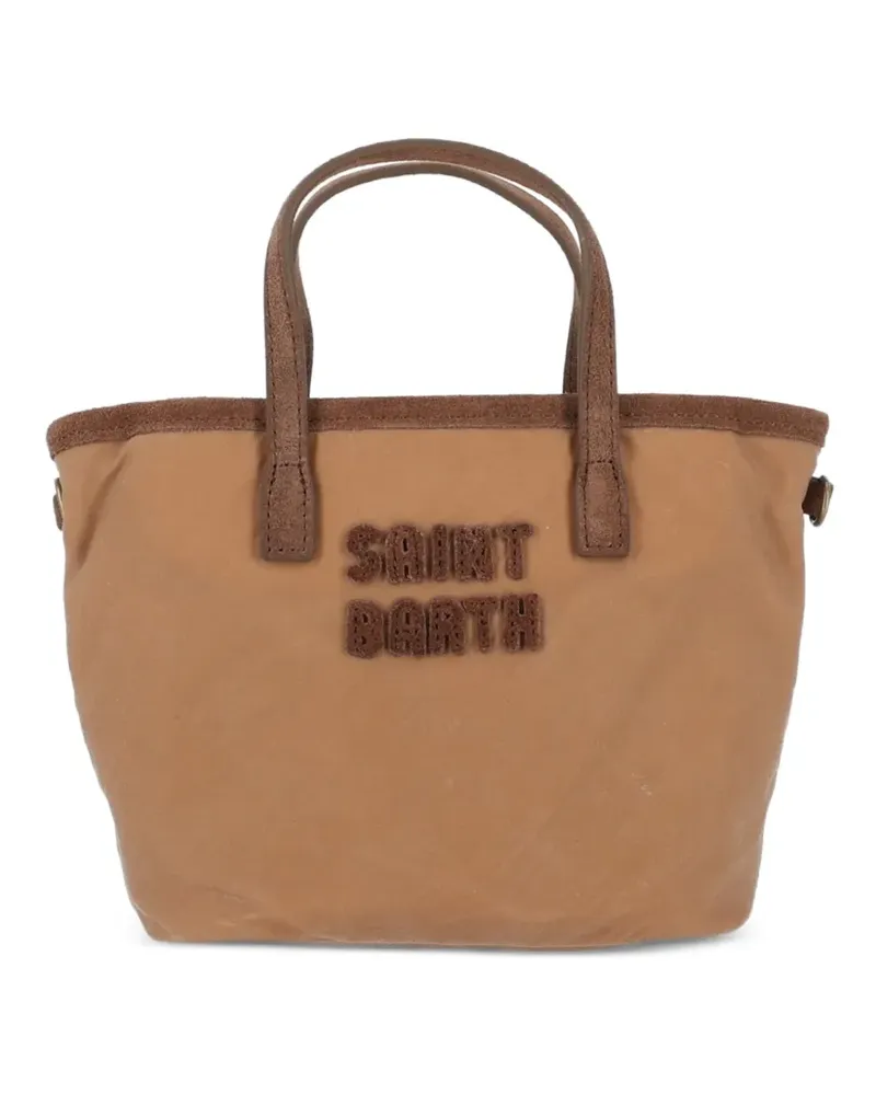 MC2 Saint Barth Shopper mit Logo - Braun Braun