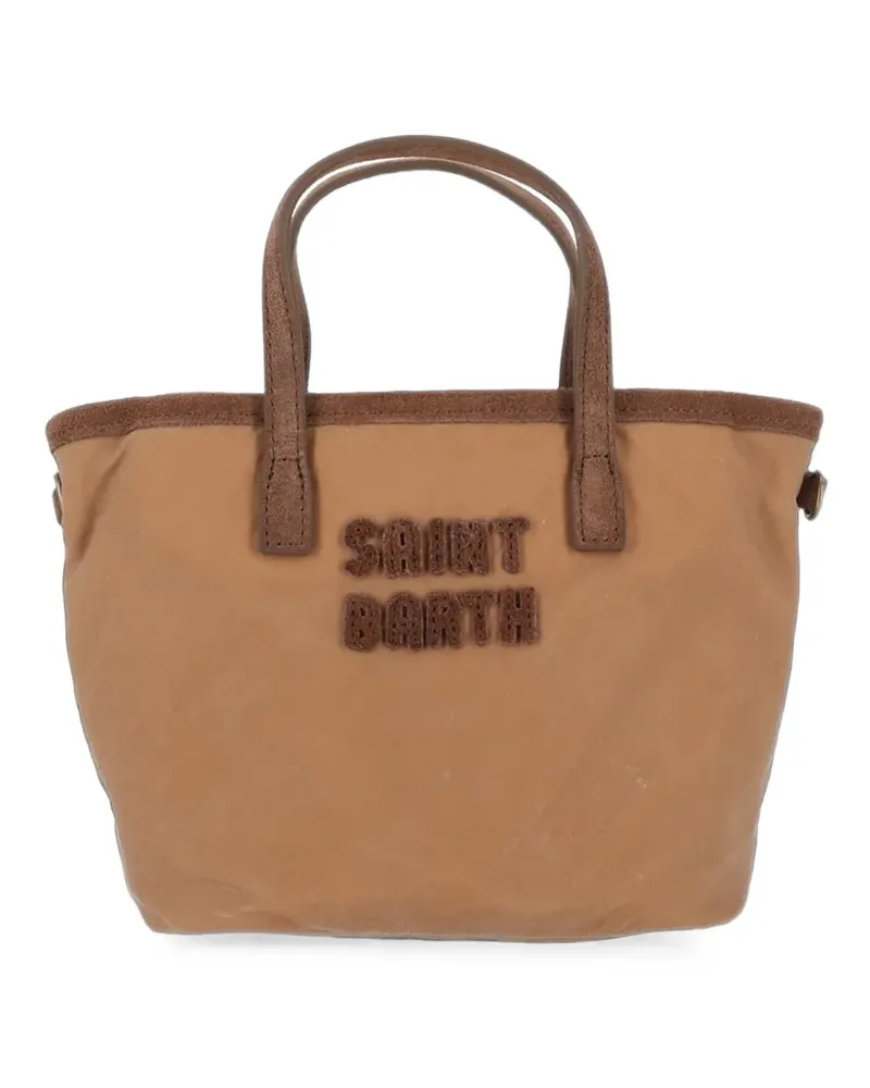 MC2 Saint Barth logo-lettering tote bag - Braun Braun