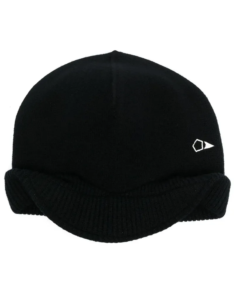 Stone Island Mütze mit Logo-Stickerei - Schwarz Schwarz
