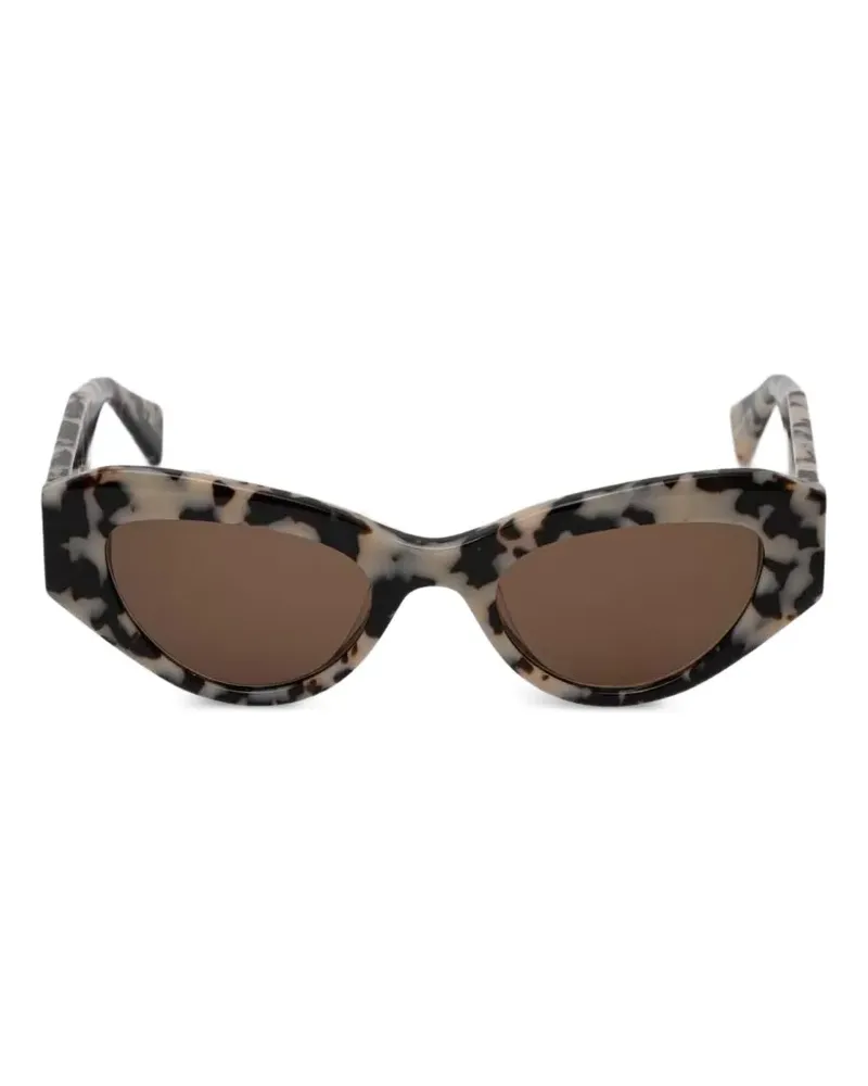 AllSaints Sonnenbrille mit geometrischem Gestell - Nude Nude