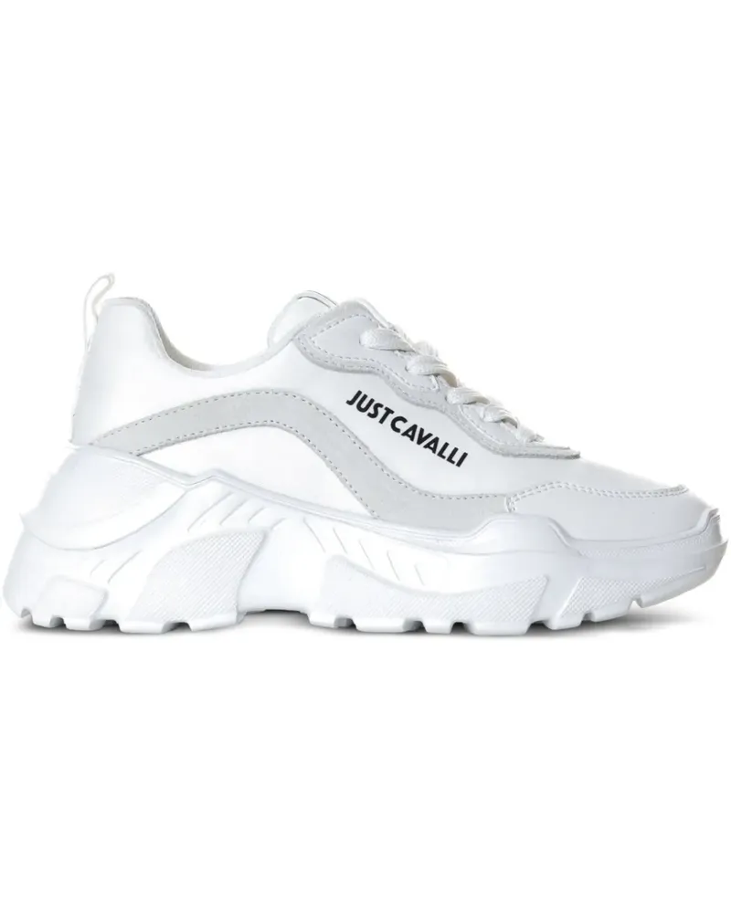 Just Cavalli Sneakers mit Logo - Weiß Weiß