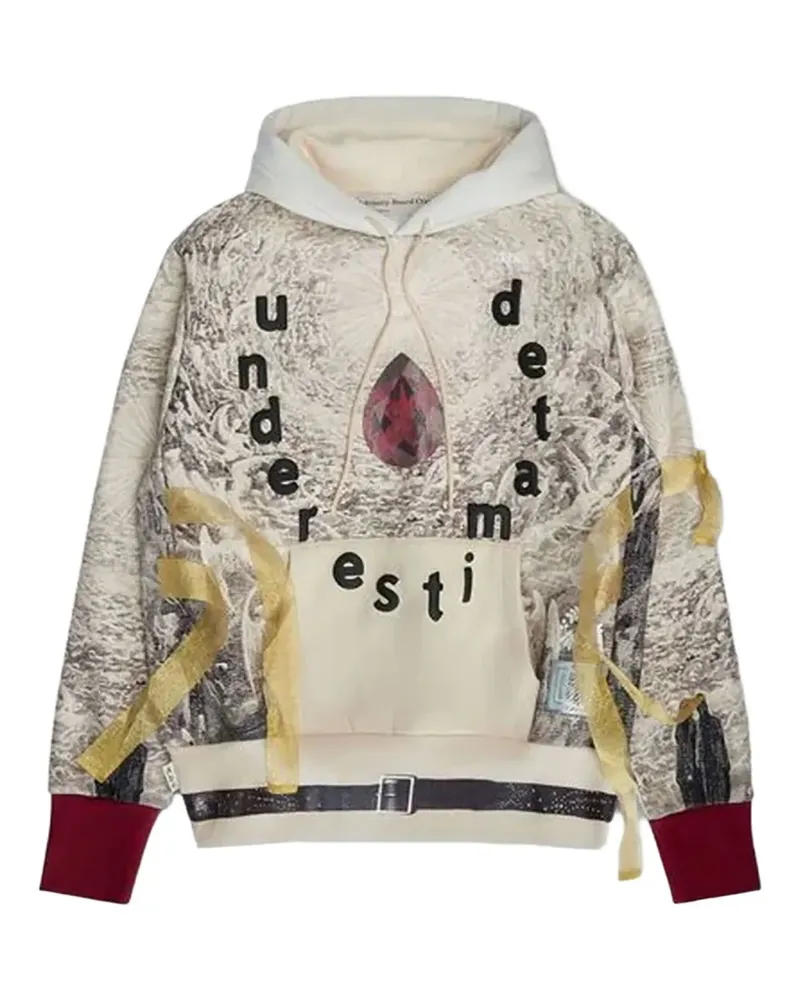 Abc. Birthstone - Januar "Natural" Hoodie - Nude Nude