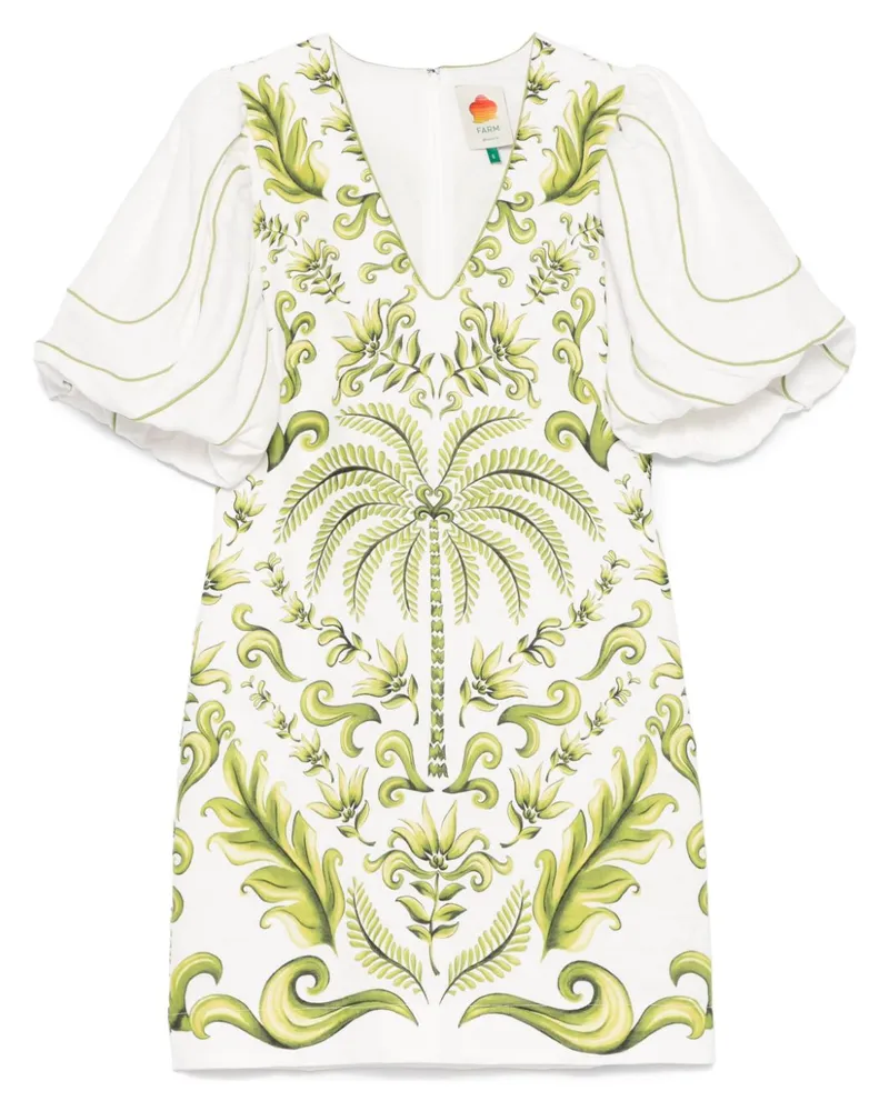FARM Rio Milani Minikleid - Weiß Weiß