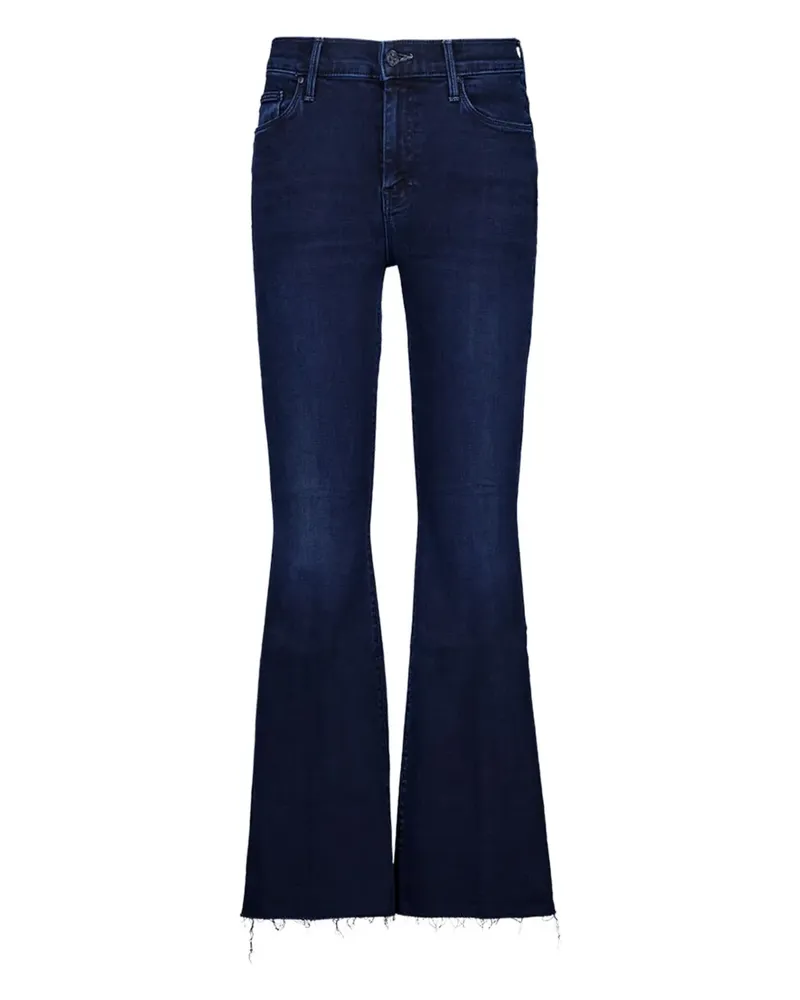 Mother frayed flared jeans - Blau Blau