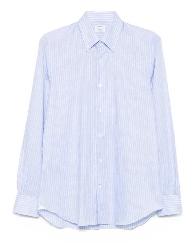 MAZZARELLI Gestreiftes Hemd - Blau Blau