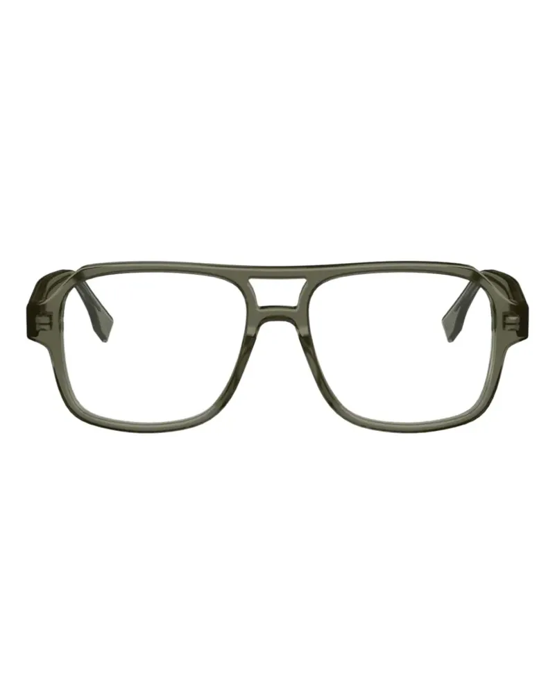 Fendi Klassische Pilotenbrille - Schwarz Schwarz