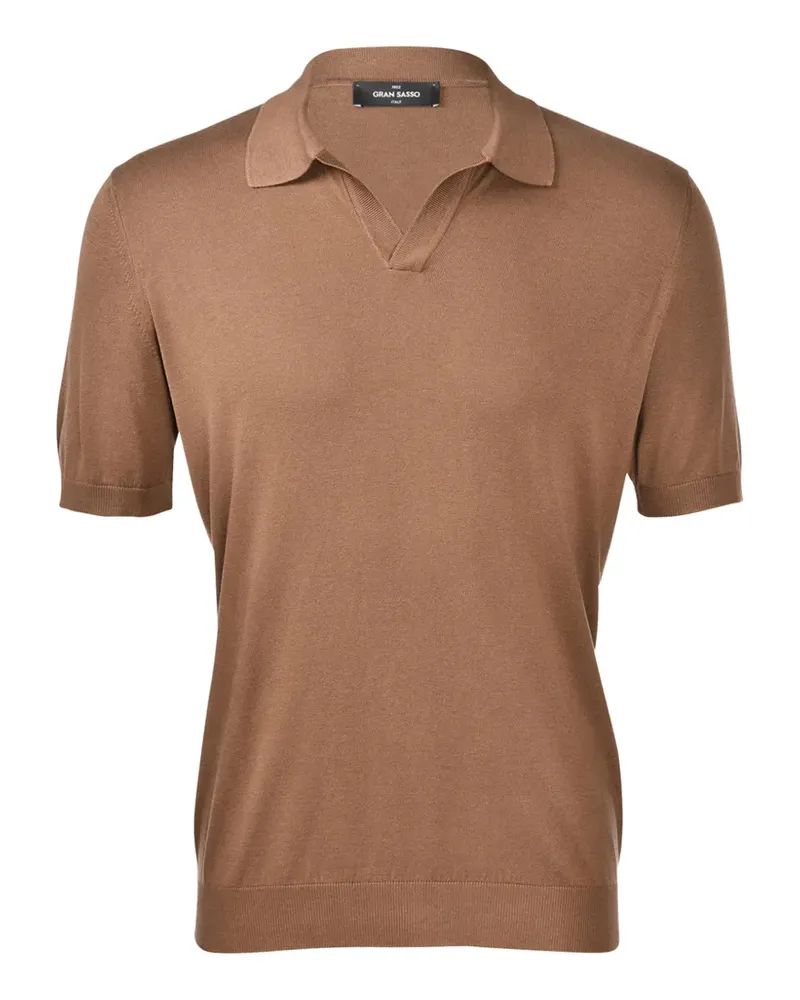 Gran Sasso polo shirt - Braun Braun