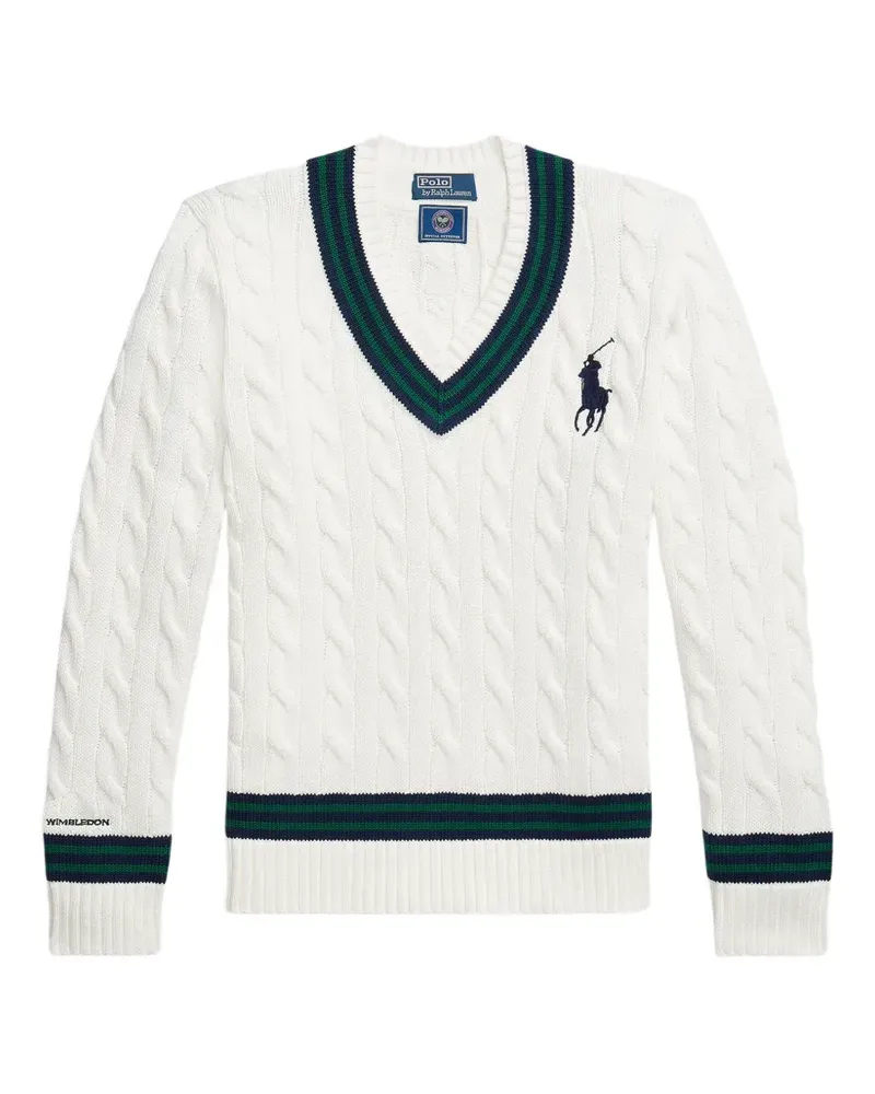 Ralph Lauren Wimbledon Pullover - Weiß Weiß