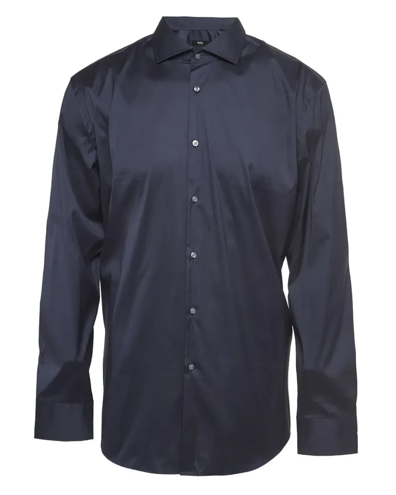 HUGO BOSS Pre-owned Hemd mit Stretchanteil - Blau Blau