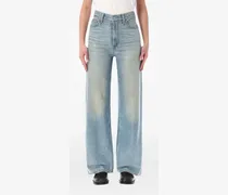 Ripcage Wide-Leg-Jeans - Blau