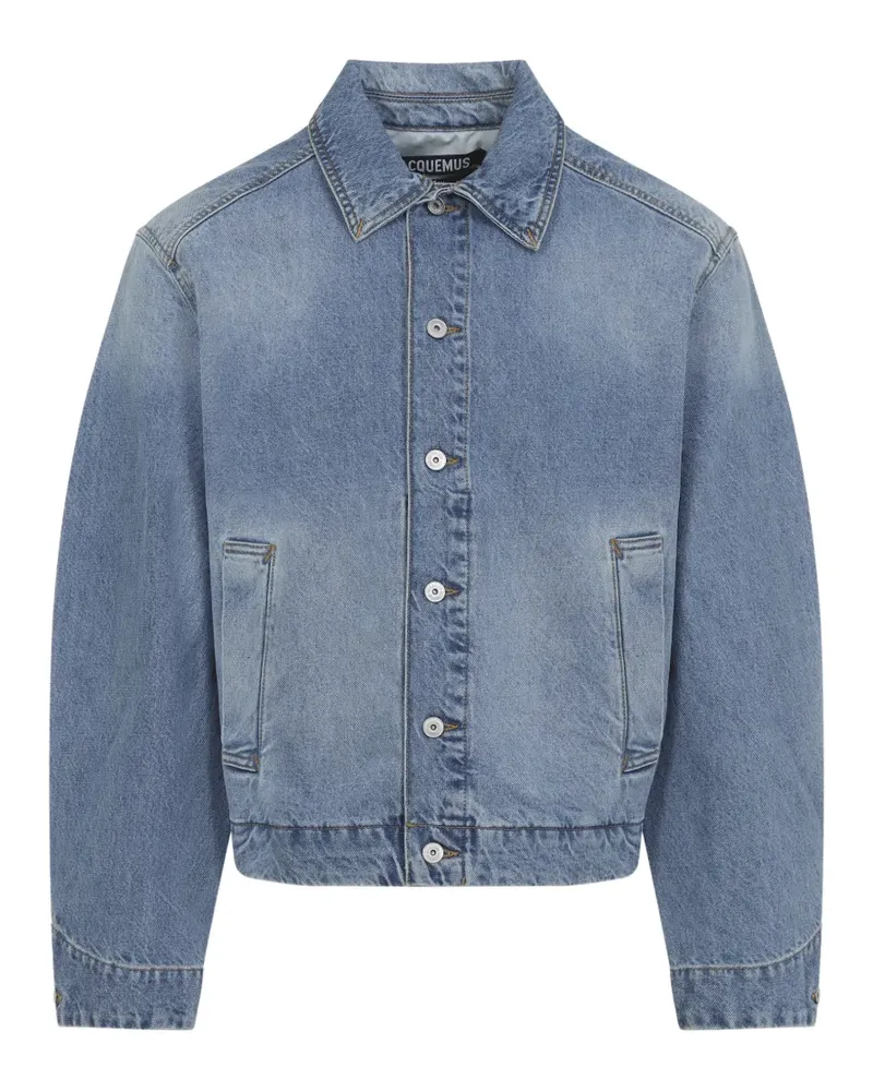 Jacquemus buttoned denim jacket - Blau Blau