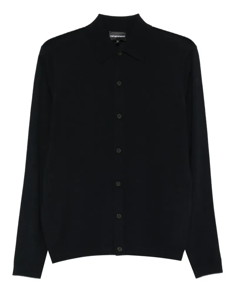 Emporio Armani Geknöpfter Cardigan - Blau Blau