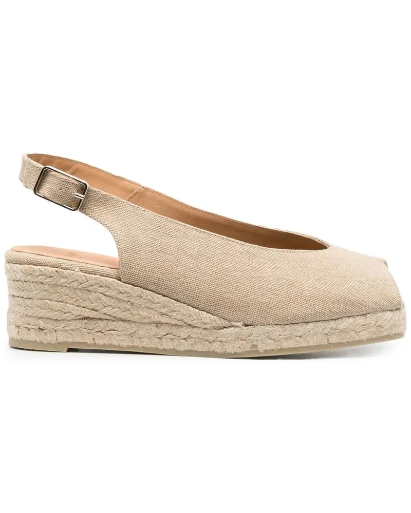 Castañer Dosalia Slingback-Espadrilles 50mm - Nude Nude