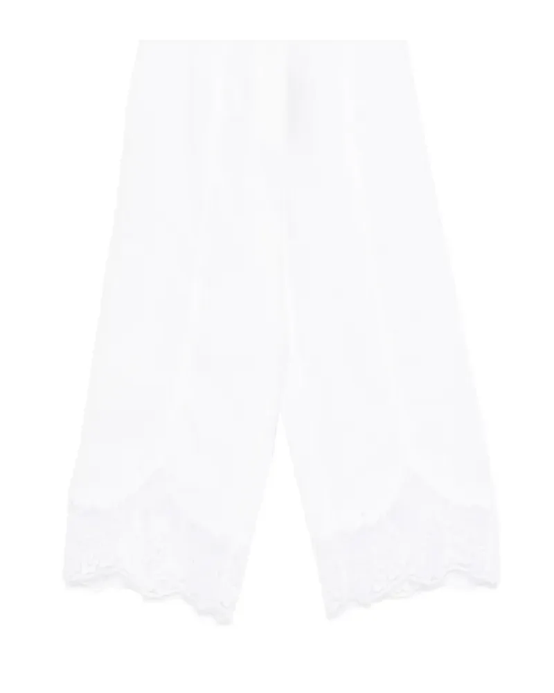 Twin-Set lace trousers - Weiß Weiß