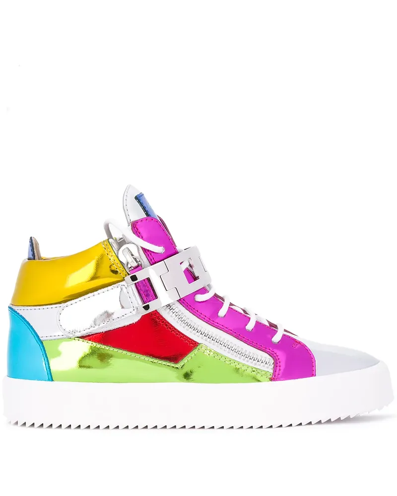 Giuseppe Zanotti Sneakers mit Metallic-Schnalle - Mehrfarbig Mehrfarbig