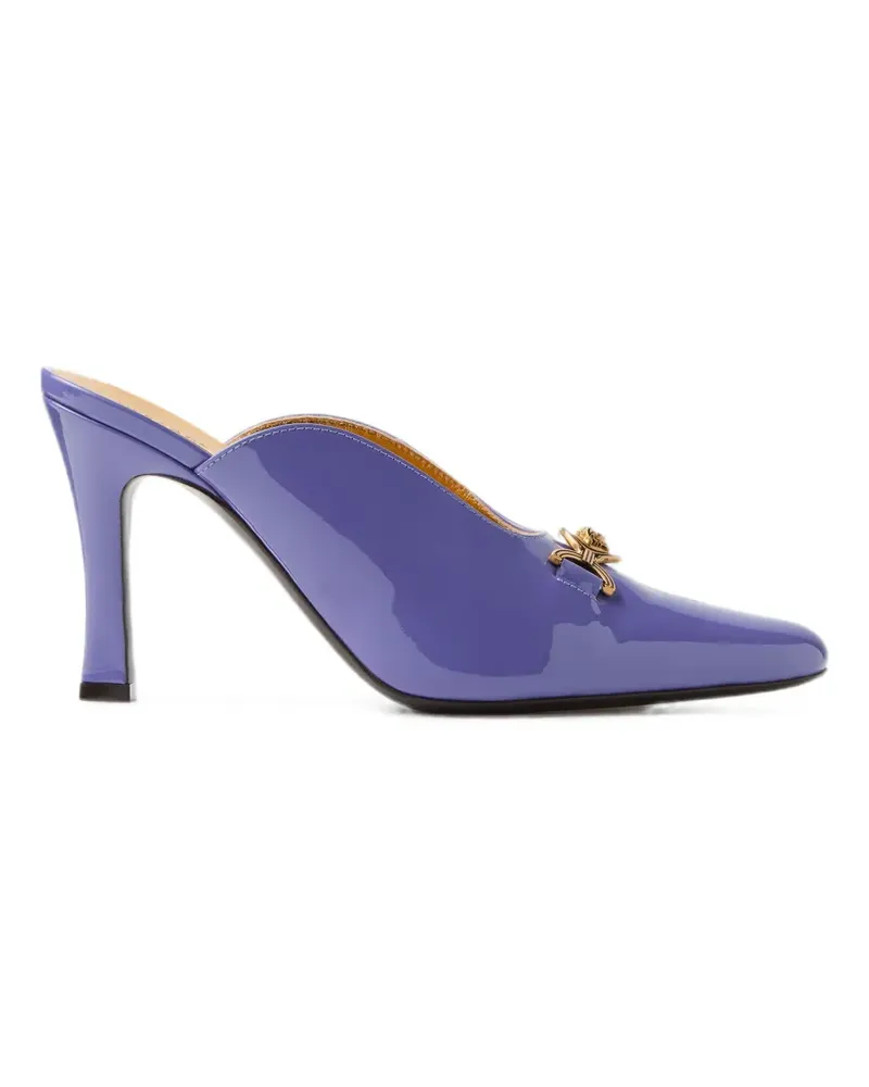 Versace Marisa patent mules 90 mm - Violett Violett