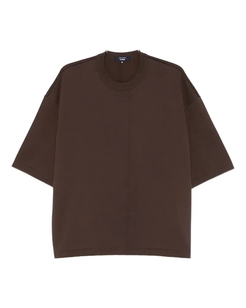 Comme des Garçons T-Shirt mit rundem Ausschnitt - Braun Braun