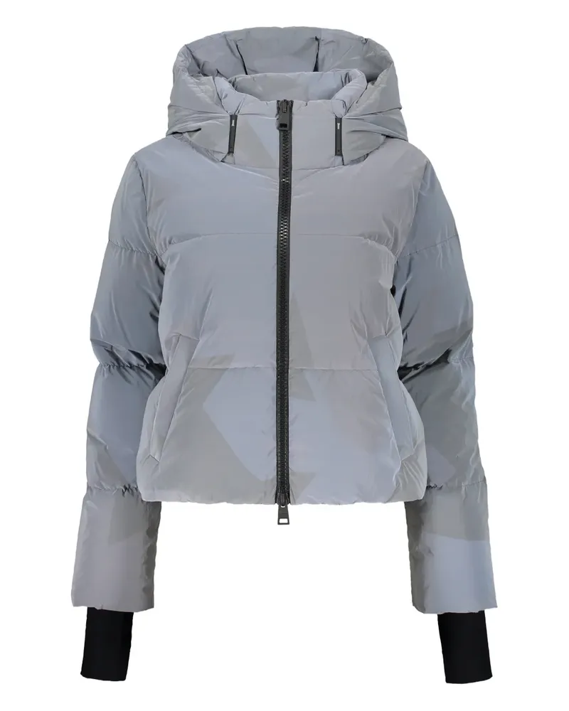 Herno Kapuzenjacke mit Reißverschluss - Grau Grau