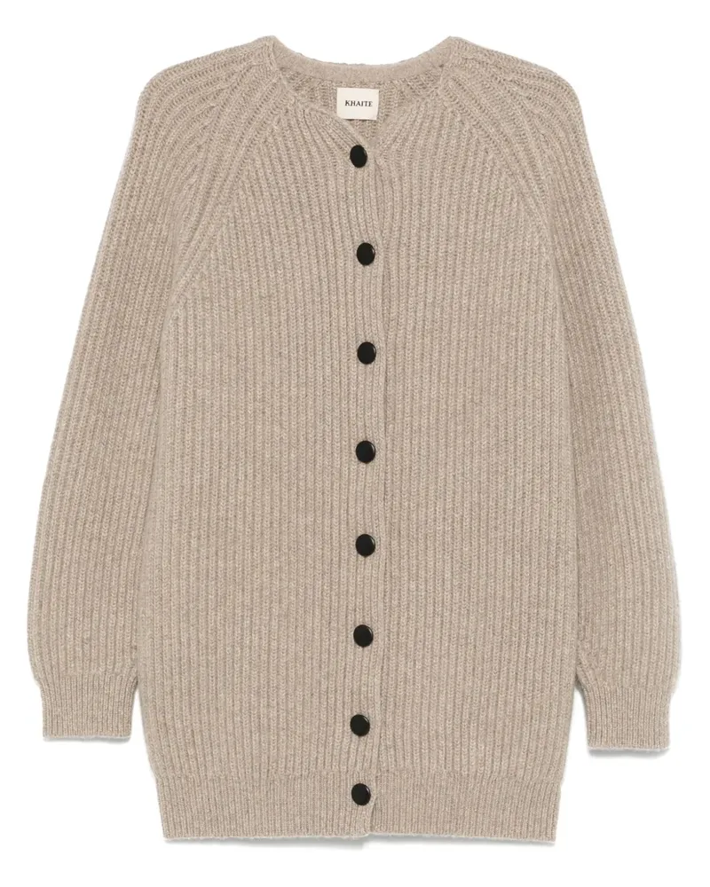 KHAITE Jina Cardigan - Nude Nude