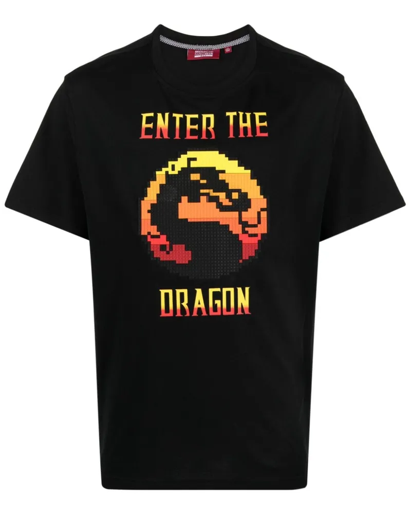 Mostly Heard Rarely Seen Enter the Dragon T-Shirt Schwarz