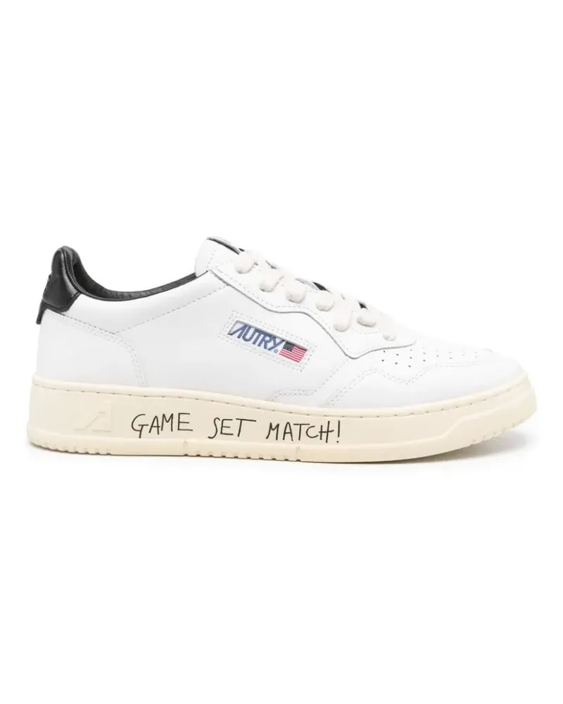 AUTRY Medalist perforated leather sneakers - Weiß Weiß