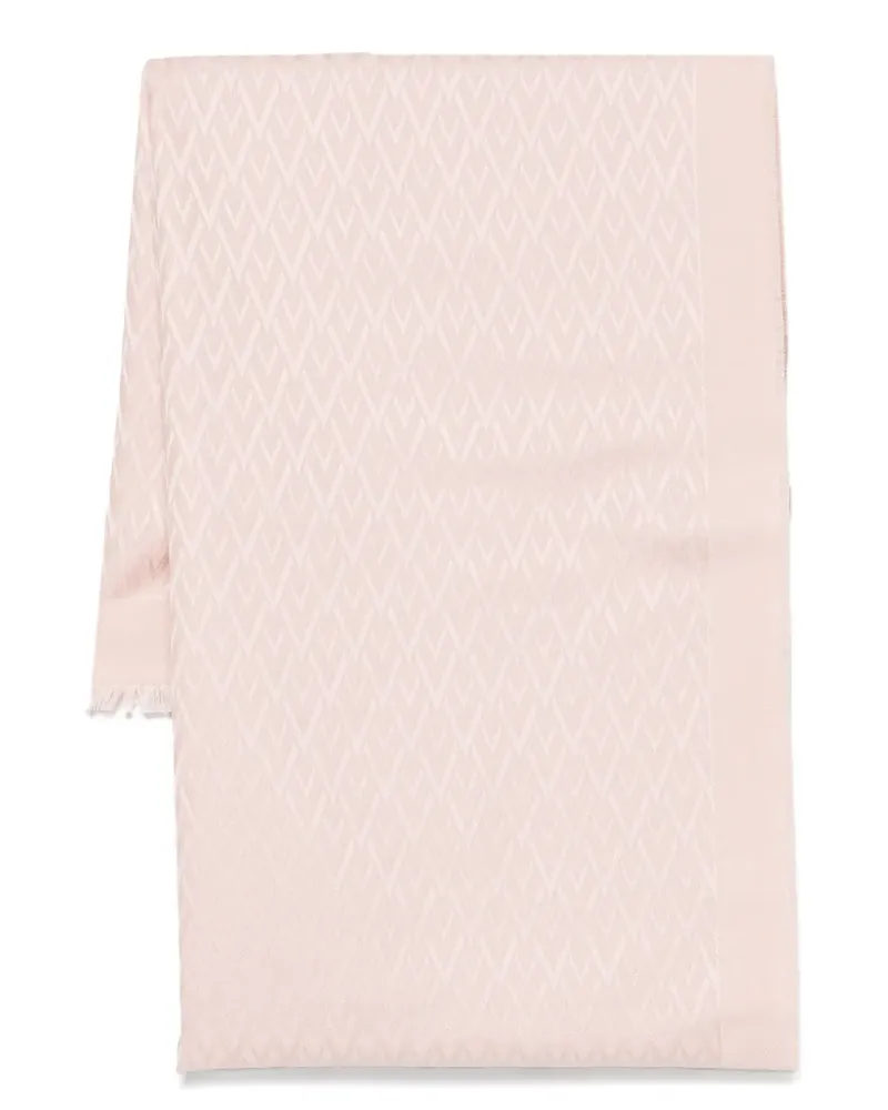 Valentino Garavani Toute La Schal mit V-Jacquardmuster - Rosa Rosa