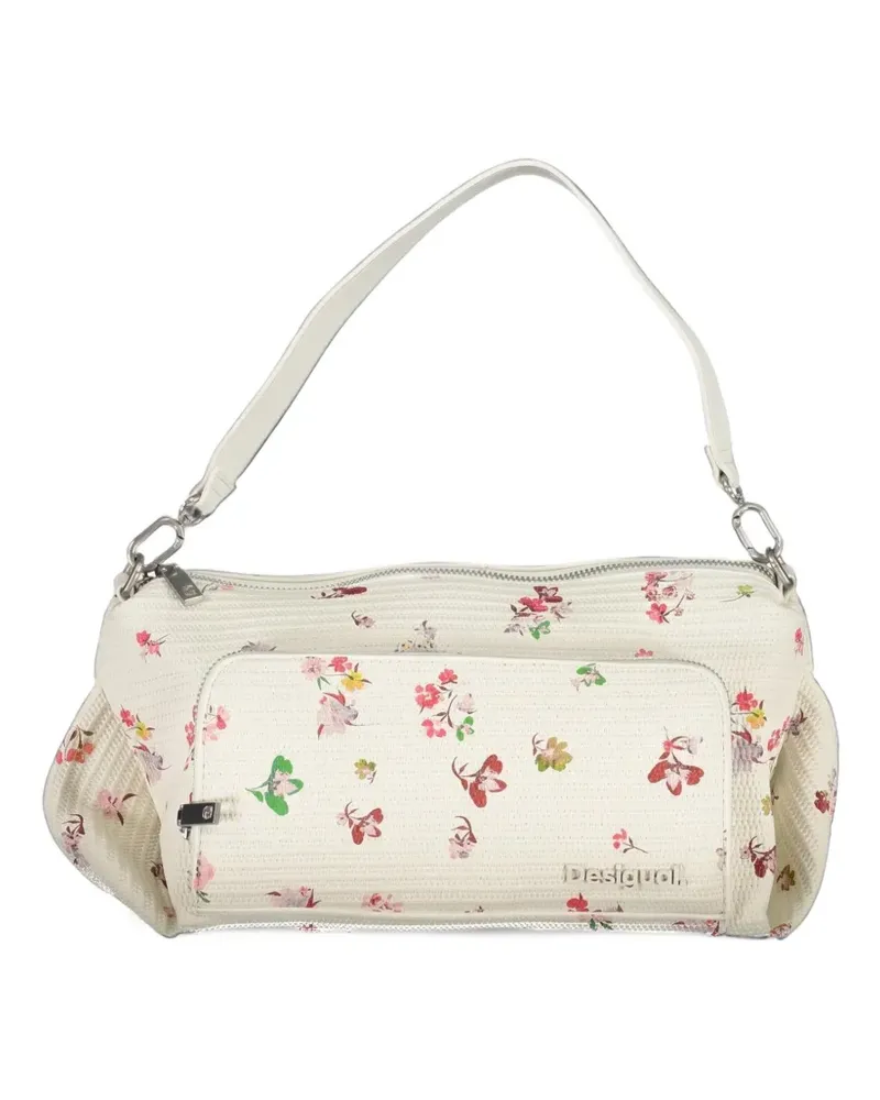 Desigual floral-print shoulder bag - Weiß Weiß
