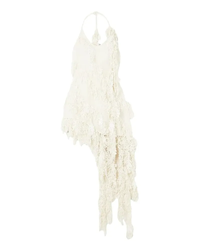 Zimmermann Asymmetrisches Kleid - Weiß Weiß