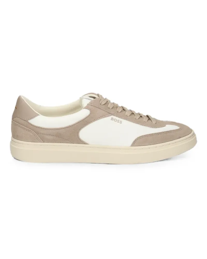 HUGO BOSS Sneakers in Colour-Block-Optik - Weiß Weiß