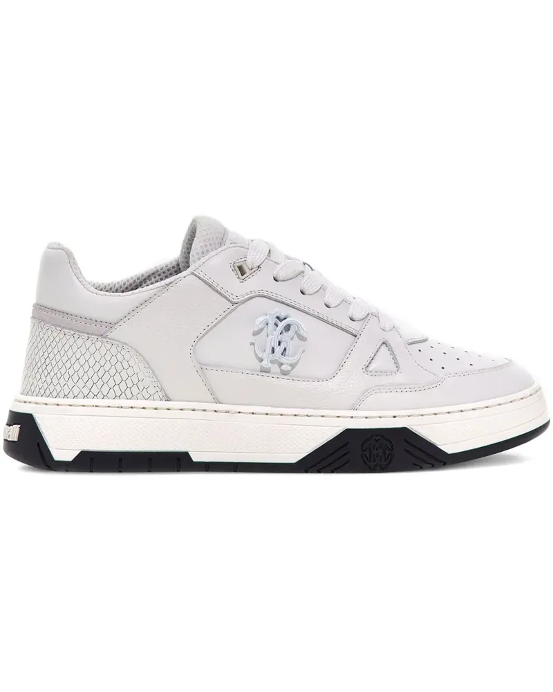 Roberto Cavalli Sneakers mit Einsätzen - Weiß Weiß