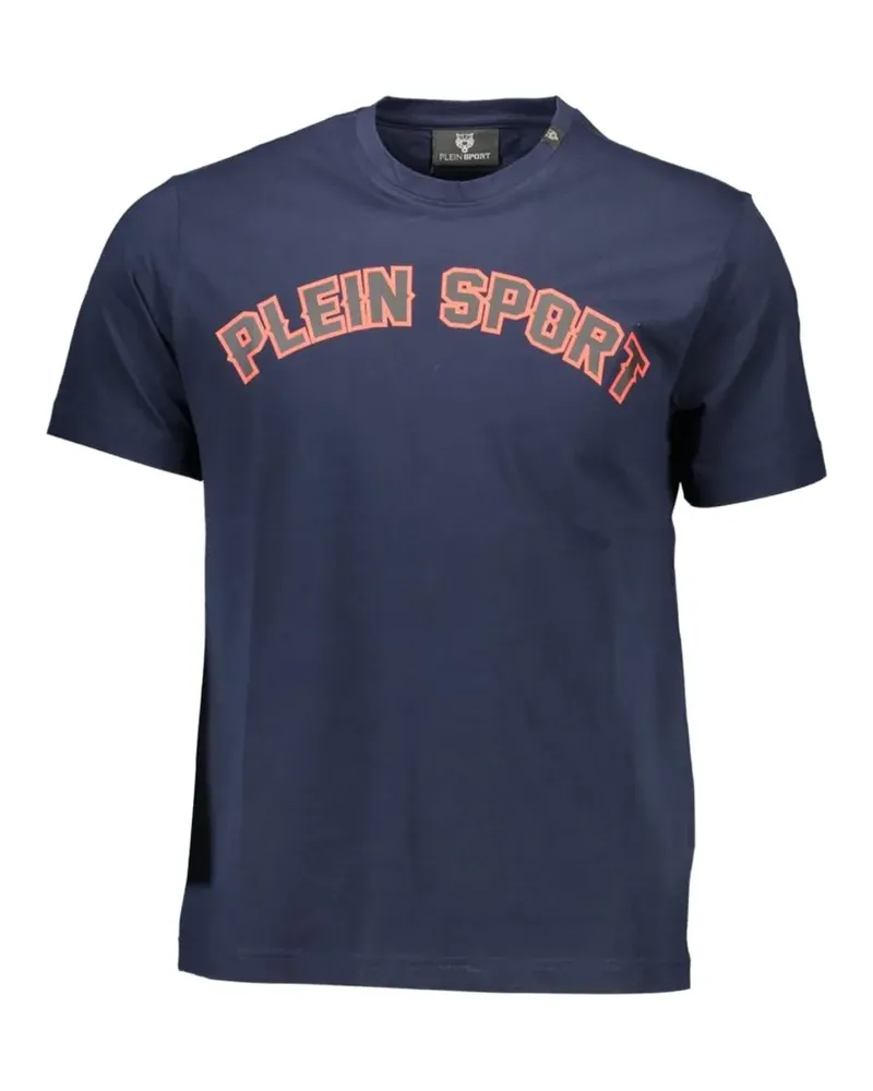 Philipp Plein logo-print cotton T-shirt - Blau Blau