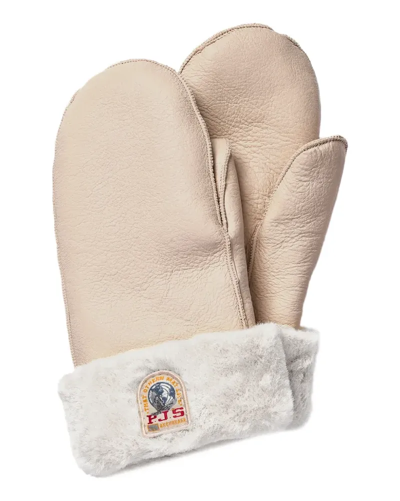 Parajumpers Barden Fäustlinge aus Shearling - Nude Nude