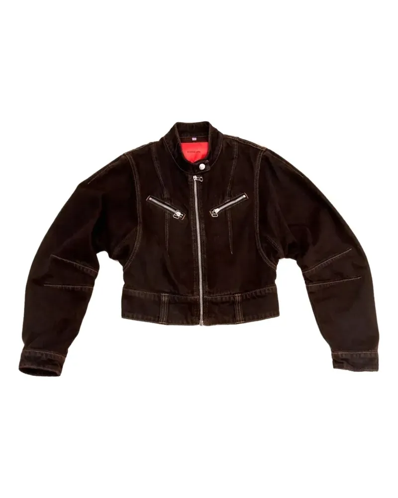 Eckhaus Latta welt-pockets bomber jacket - Braun Braun